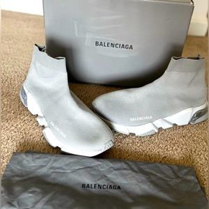 100% Authentic BALENCIAGA Speed Knit Sock Trainer Sneakers